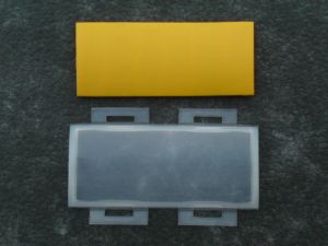 Kabelový štítek PE 60x24 mm, žlutý, (50 ks/balení) / Doprodej