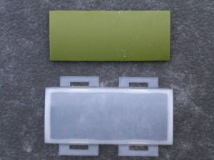 Kabelový štítek PE 60x24 mm, zelený, (50 ks/balení) / Doprodej