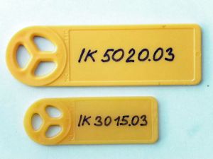 ID Kartička 30*15 mm, žlutá (PE-LITEN), (100 ks/balení)