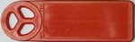 ID Kartička 50*20 mm, červená (PE-LITEN), (50 ks/balení)