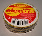 Páska lepící žlutozelená ELECTRA 15 mm x 10m
